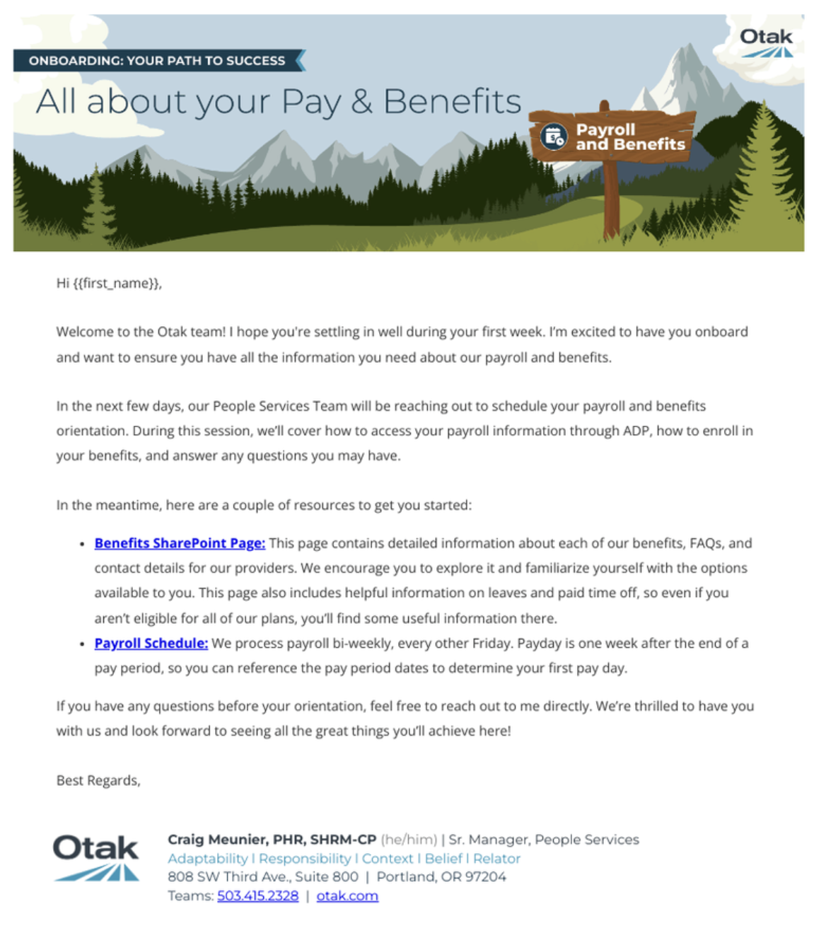 Payroll and Benefits