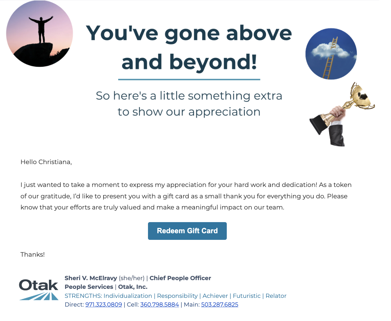 Kudos with Impact and Modern Rewards